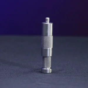 Stainless steel 1/4″-20 BabyPin with enhanced grip surface for secure mounting in grip heads. Ideal for HydraPanel and other accessories.​ SKU: AX-BBP-1/4
