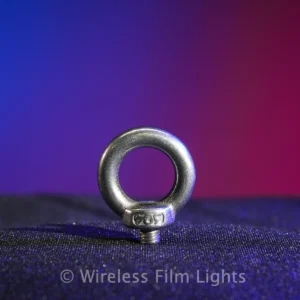 Stainless steel M5 Eye Bolt with rubber adjust ring for secure suspension of Astera tubes. Compatible with AX1, Titan, Helios, and Hyperion.​