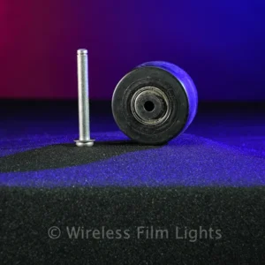 Replacement wheel for Astera Titan and PixelTube Charging Cases. One wheel per order; two required per case. SKU: AX1-CHRCSE-W