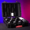 Complete AX3 Lightdrop Kit: Instant lighting setup with 8 units, charging case, diffusors, and more. Plug in, charge, and go! SKU: AX3-SET