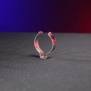 24-Pack T12 Clip with 8mm Mounting Hole - Uncoated