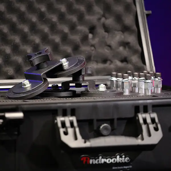 Androokie Dual 88mm Rubber-Coated Magnet Bracket Kit (ANDR-DMBK) - Image 2