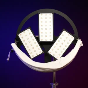 Lightsock Dome - Magnetic Line - Opened - Showing 3 Hydra Panels