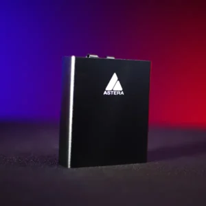 Black powder-coated aluminum chassis for the Astera Art7 controller. Open at both ends. Measures 3.6″ × 3.1″ × 1.15″. Weight: 0.17 lb. SKU: ART7-HOU