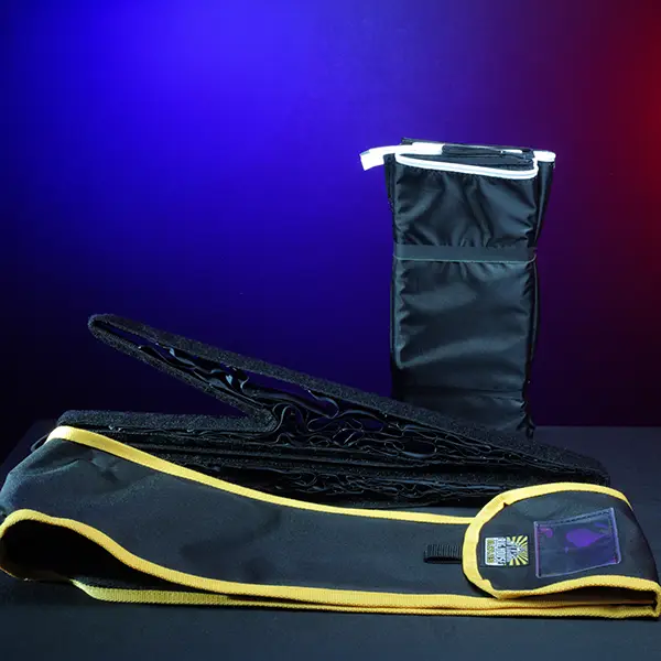 50° fabric control grid for the Lightsock Quattro 40 covered wagon softbox. Reduces spill while maintaining soft, even illumination. SKU: LSQD40