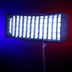 50° fabric control grid for the Lightsock Quattro 40 covered wagon softbox. Reduces spill while maintaining soft, even illumination. SKU: LSQD40
